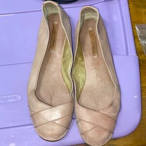 FRYE AND CO. Light Pink Leather Flats